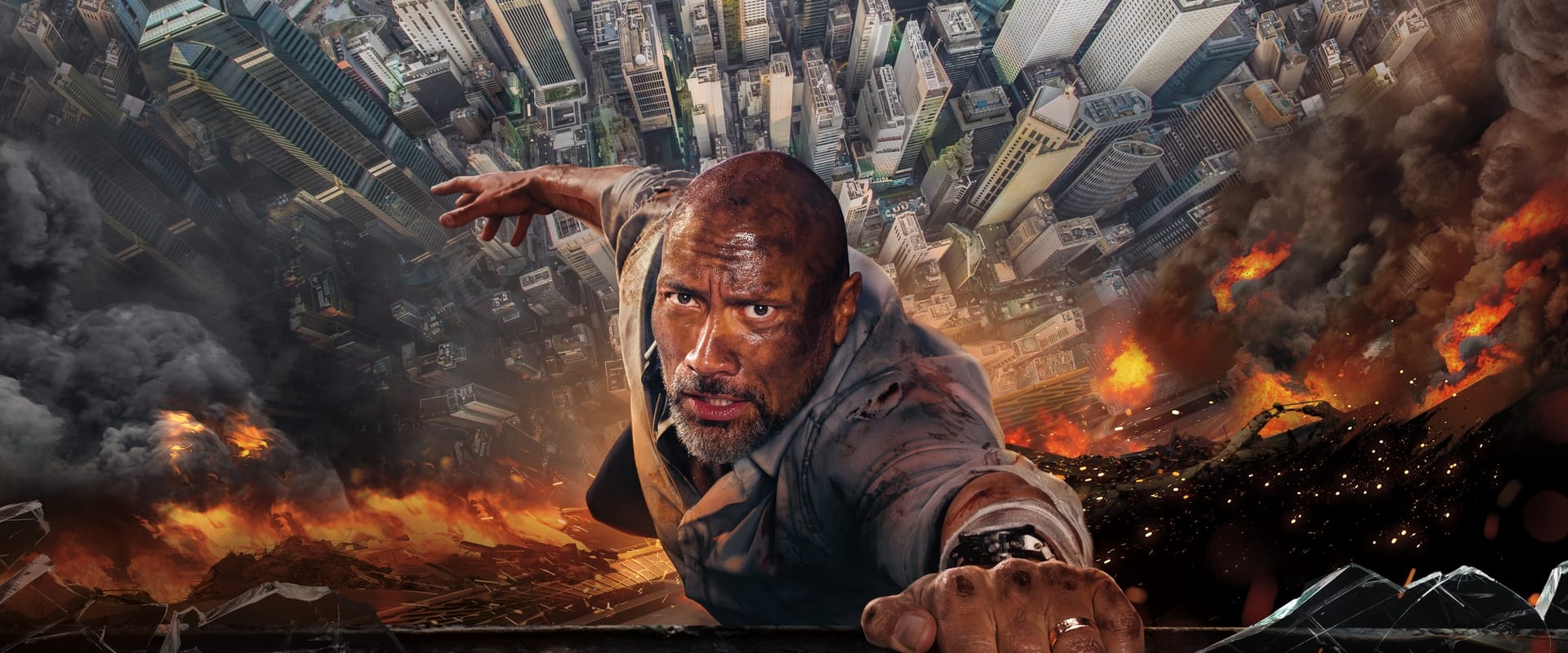 دانلود فیلم Skyscraper 2018 (آسمان خراش 2018) بدون سانسور با زیرنویس فارسی