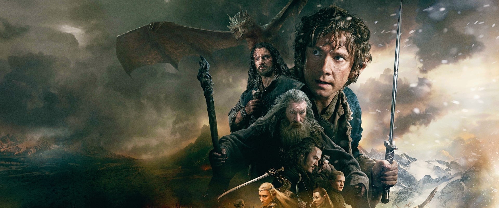 دانلود فیلم The Hobbit: The Battle of the Five Armies 2014 (هابیت: نبرد پنج سپاه 2014) بدون سانسور با زیرنویس فارسی